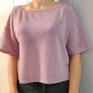 New York & Company Street Pale Sparkle Blouse